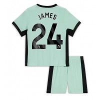 Chelsea Reece James #24 Kolmas Peliasu Lasten 2023-24 Lyhythihainen (+ Lyhyet housut)